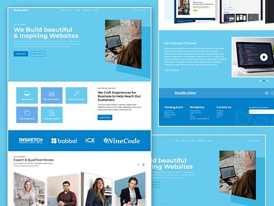 RedBuilder | Web design inspiration branding design ui ux website