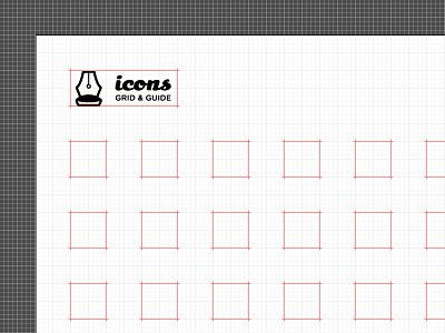 Free Download – Icon Set Grid and Guides download free glyphs icons ui design ux