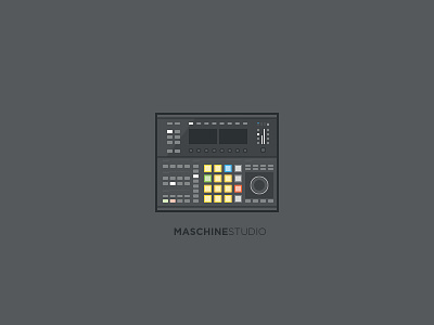 Maschine Studio illustration maschine midi music native instruments practice studio