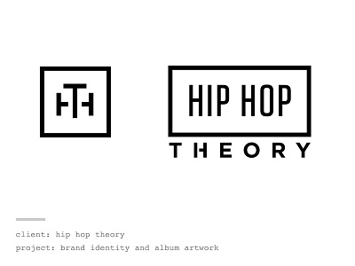 Hip Hop Theory brand branding design logo