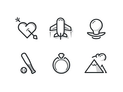 Category Page Icons icons illustration ui ux