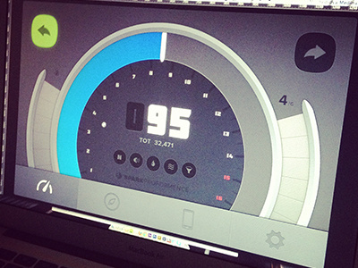 Dashboard Teaser dashboard gui motorcycle nexus spark ui ux