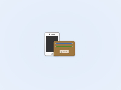 some more weekend fun. clinkle design icon icon design iphone j. crew simple wallet