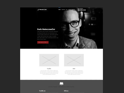 Working on my Lawyer's website clean landing page layer diet responsive simple ui ux web