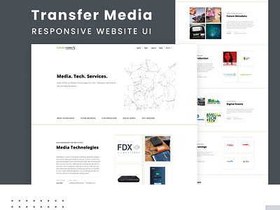 Transfermedia Website UI