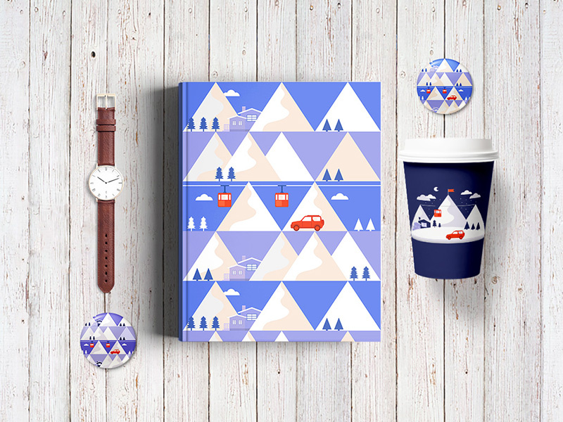 Winter time by Dasha Efremova on Dribbble