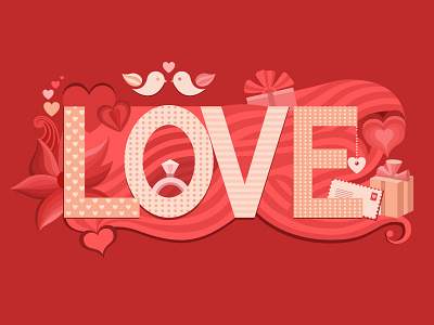 Happy Valentine's Day card day greeting happy lettering letters love typography valentine valentines valentines day