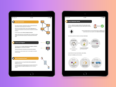 Blockchain Hub Responsive Infographics css html illustration infographic responsive svg