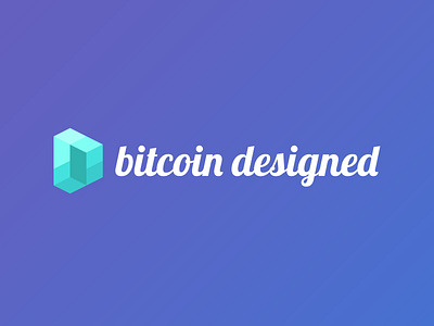 Bitcoin Designed bitcoin branding logo visual identity