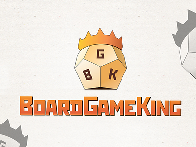 BoardGameKing logo brand branding logo logodesign