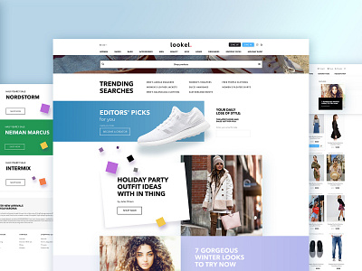 Lookel. catalog design ecommerce mobile responsible shop site ui ux web webdesign website wrap