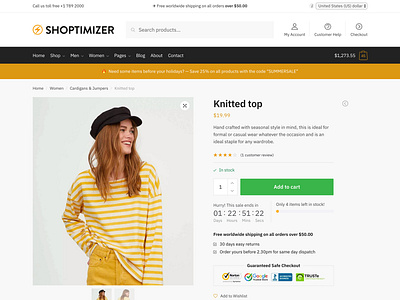 Shoptimizer Single Product