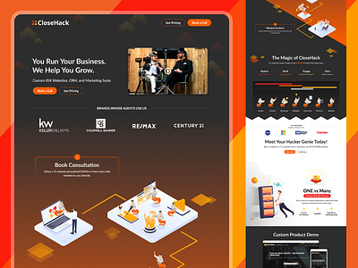 CloseHack Landing Page