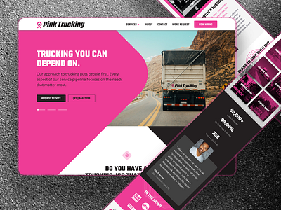 Pink Trucking Site