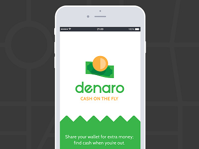 Denaro - Cash On the Fly Mobile Mockup