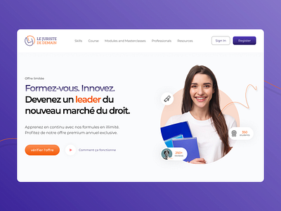 Educational Landing Page - Website Design