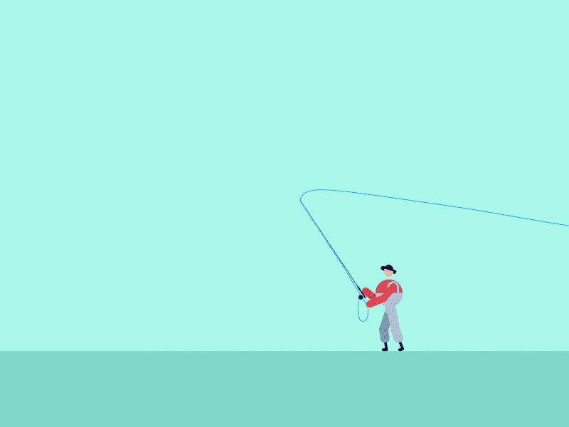 Fly Fishing by James Hazael on Dribbble