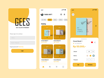 redesign gees app