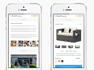 Meubelshopping - Mobile version