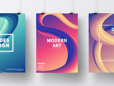 Abstract modern poster
