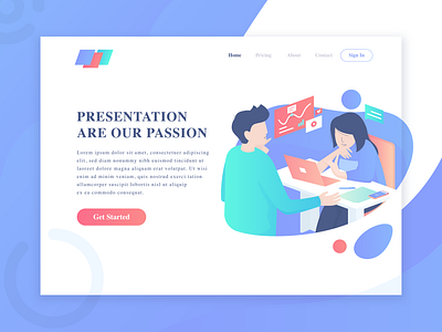 Presentation are our passion - Header Illustration