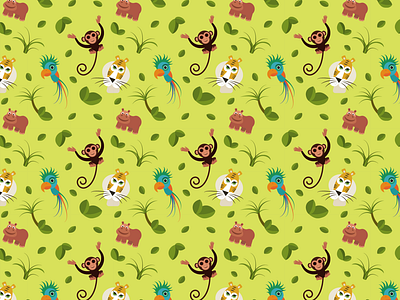 Animals pattern design