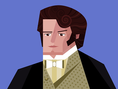 English gentleman adobe illustrator cartoon celebrity character colin firth digital illustration english face film gentleman illustration mr darcy noble portrait snob vector vector face vector portrait