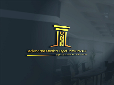 Law and Medical logo branding design flat graphic design illustrator logo minimal typography vector