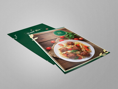 Restaurant Brochure design branding brochure design