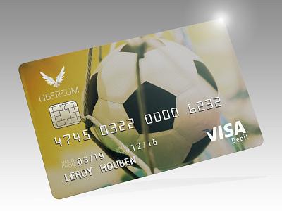 Visa card - design branding card design