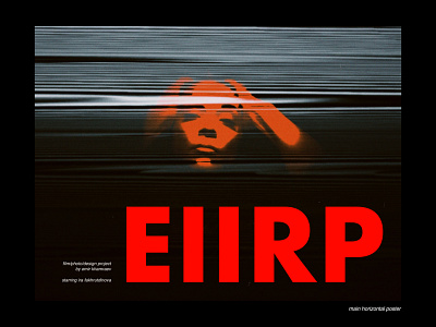 EIIRP poster design futura graphic design horizontal poster poster design typography