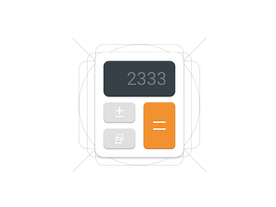 Calculator app icon android app calculator design google icon material sketch