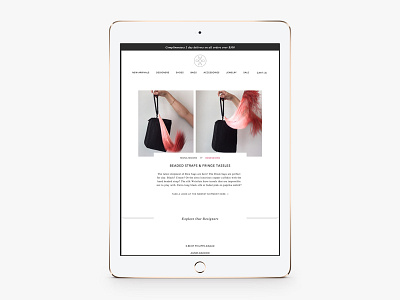 Mona Moore ↠ Homepage branding design flat homepage ipad logo pink typography ui ux web website