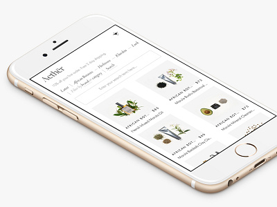 Aethēr ↠ Search page beauty branding design ecommerce flat iphone logo typography ui ux web website
