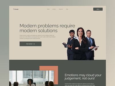 TheLaw design law law agency law firm minimal modernism ui ui deisgn web webdesign
