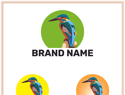 Kingfisher logo branding design graphic design illustration illustrator logo logo design ui ux vector