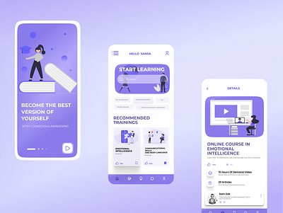 Educational App for ICA app flat icon typography ui ui design uidesign uiux vector web