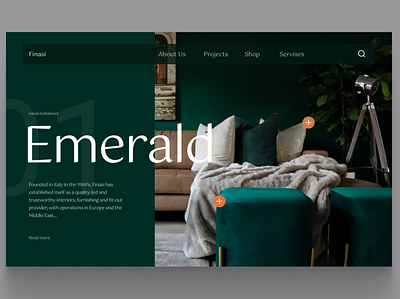 Luxury Furniture Website app branding ui ui design uidesign uiux web