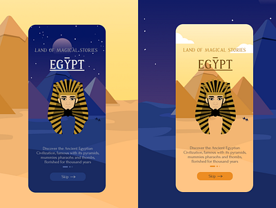 Ancient Egypt Tour App cartoon education egypt game landing mode tour