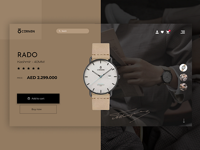 Luxury Watch Web app branding design ecommerce illustration luxury minimalism shopping ui ui design uidesign uiux watch web