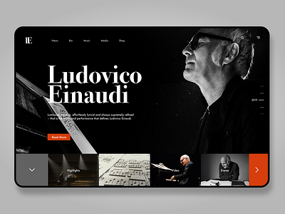 Ludovico Einaudi Web page