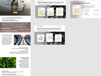 Sustainibility web page branding design minimal ui ux web