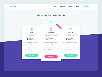 Pricing co working space illustration plan price pricing shuttle table ui ux website