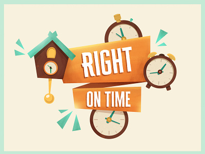 Right On Time Logo