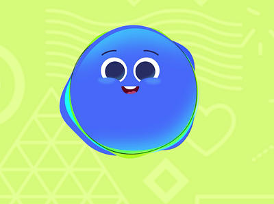 Bloop Animated Character adorable aftereffects animated character characteranimation characterdesign church cute design illustration kidart kidspring photoshop