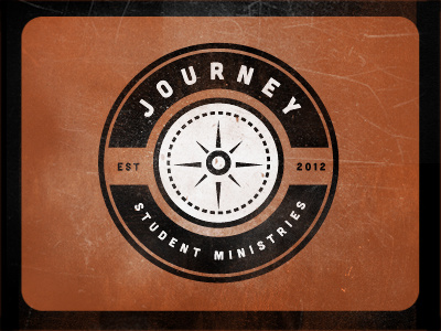 Journey badge church compass journey logo youth