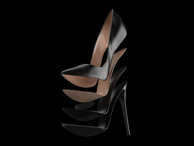 Gaittech Animation 3d 3d motion animation branding catalogue design ecommerce heels illustration interaction logo minimal product red shoes ui webdesign