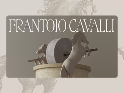 Frantoio Cavalli | Homepage 3d 3d motion animation branding cavalli design desktop ecommerce homepage horse illustration minimal oil photography product ui video vintage webdesign webflow