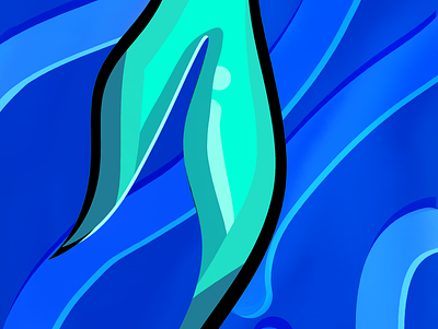 MerMAY!! abstract art artwork flat illustration mermaid mermay2020 minimal vetor