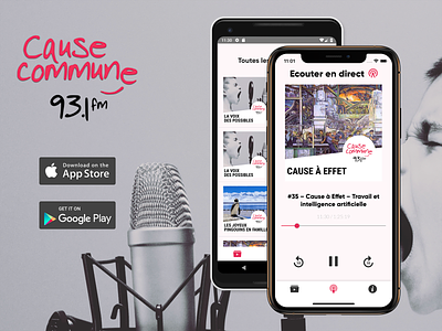 Cause Commune android app free free download ios iphone open source paris podcast podcasting